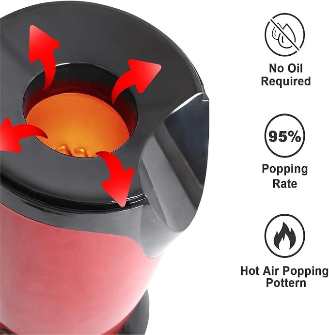 Popcorn Maker Machine Electric Snack Maker