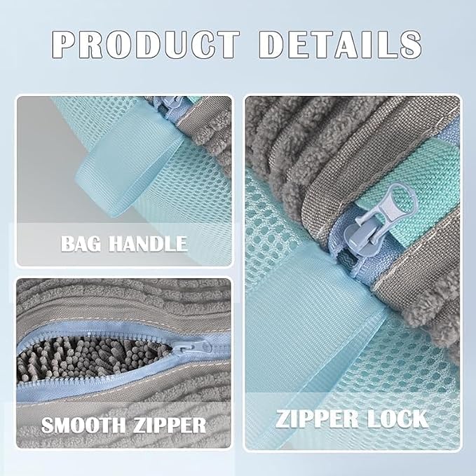Shoe Washing Machine Bag with Zipper