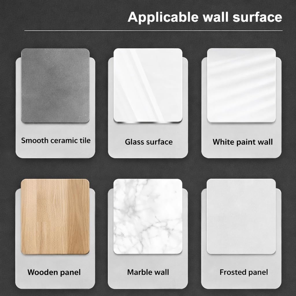 Luxury Transparent Base Wall Hooks