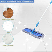 Microfiber Dry Mop with Adjustable Handle