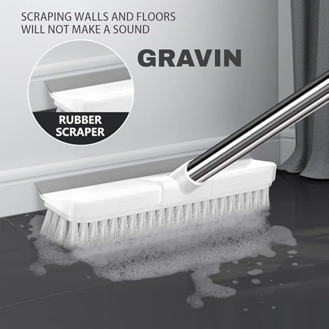 Floor Scrub Brush with Long Handle
