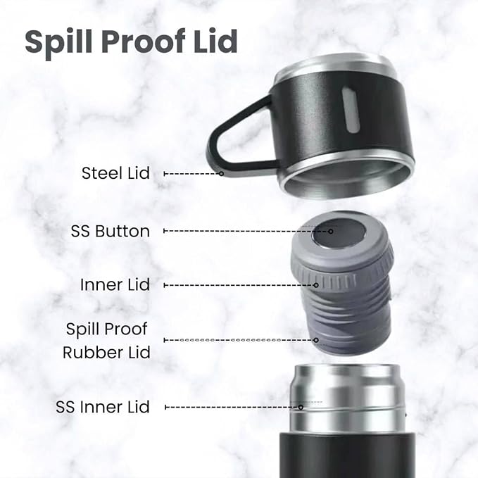 2-in-1 Stainless Steel Insulated Water Bottle