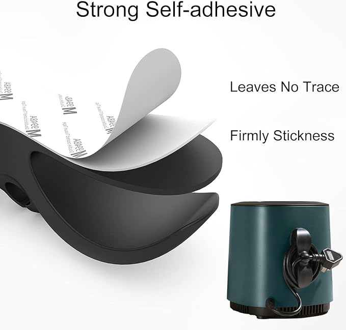 Self Adhesive Silicone Cord Holder