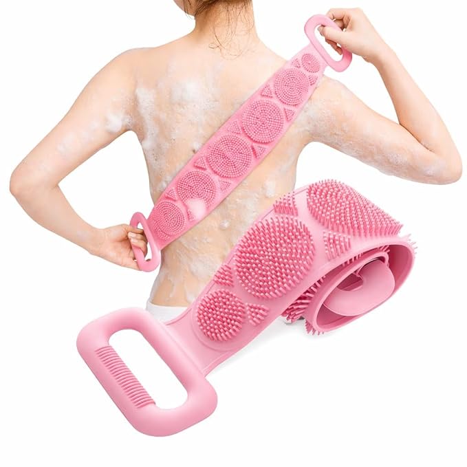 Double Sided Bath Brush Belt for Deep Cleaning