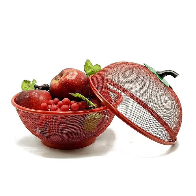 Apple Shape Net Fruits Basket for Kitchen