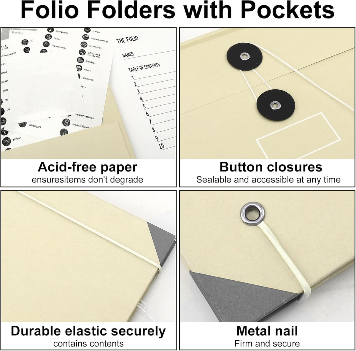 Multi-Pocket Document Organizer