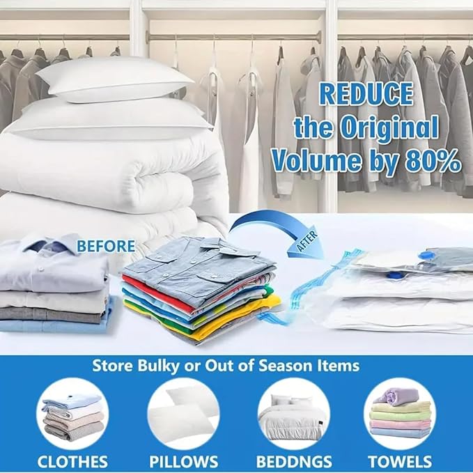 Space Saver Compression Storage Bag For Clothes