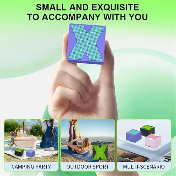 Mini Bluetooth Speaker X Design Wireless Heavy Bass Booster