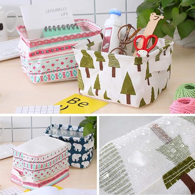 Foldable Fabric Storage Basket Bin for Clothes