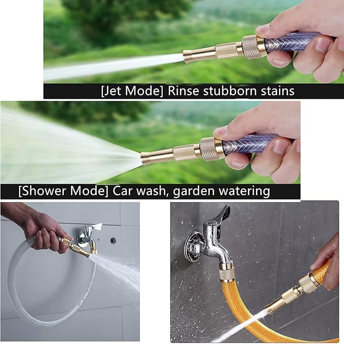 Water Gun Sprayer Nozzle Jet Quick Connector