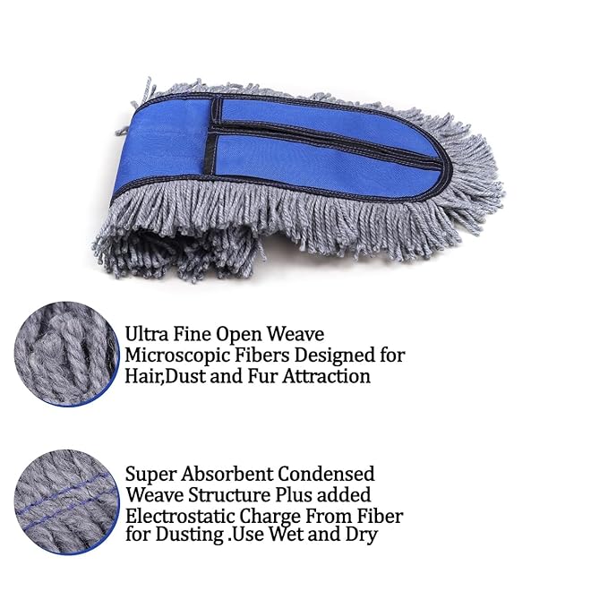 Microfiber Dry Mop with Adjustable Handle