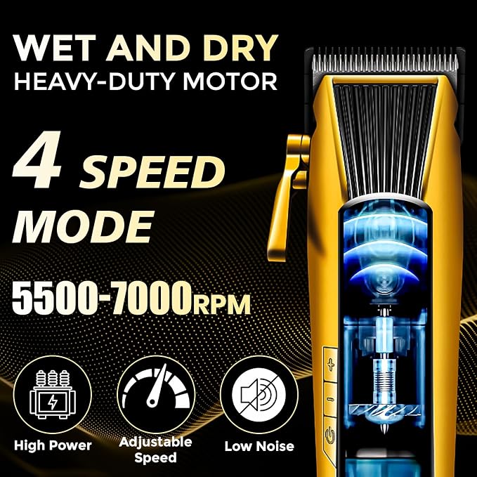 Professional Hair Clipper for Salon & Men's