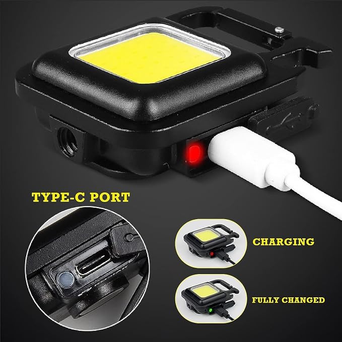 Multifunctional Keychain Flashlight