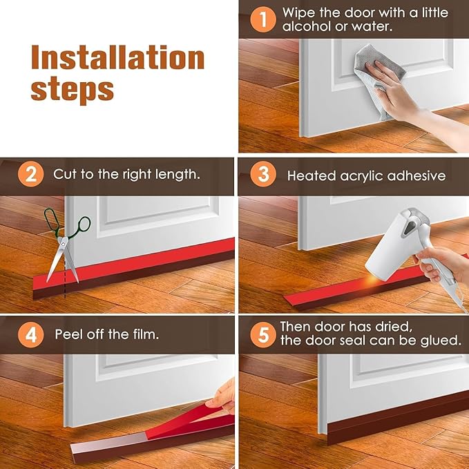 Bottom Tape Silicone Door Bottom Sealing Strip