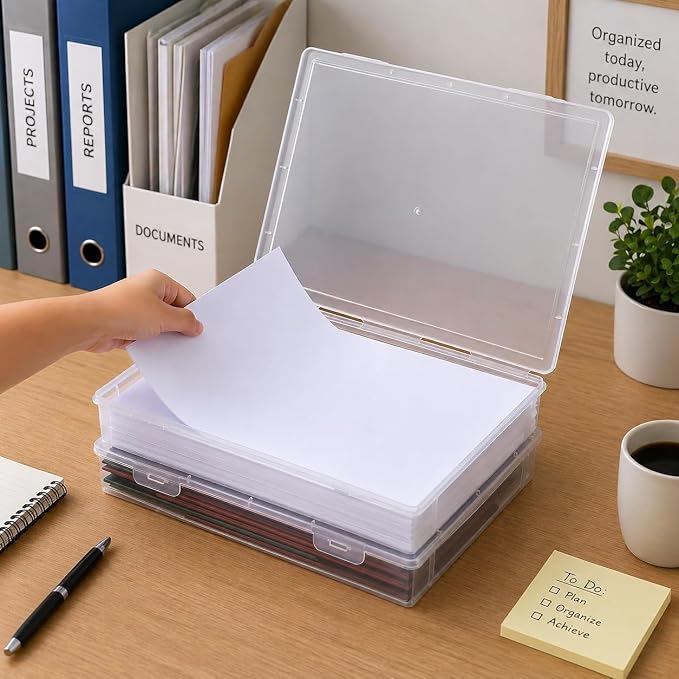 A4 Size Document Organizer Box
