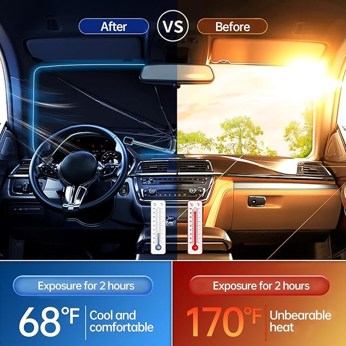 Windshield Umbrella Car Sun Shade Cover Robust Protection