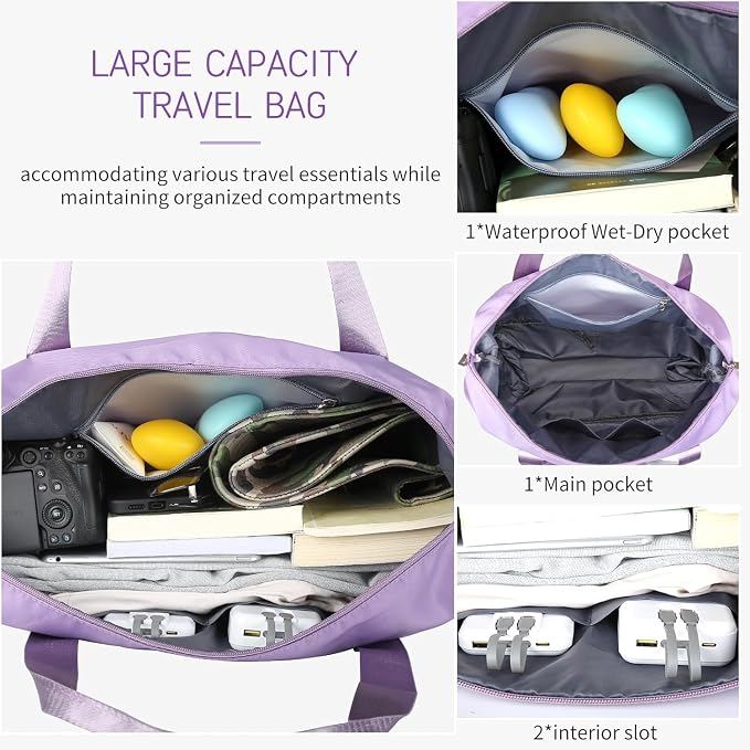 Foldable Shopping Trolley Bag with Wheels Lightweight & Waterproof