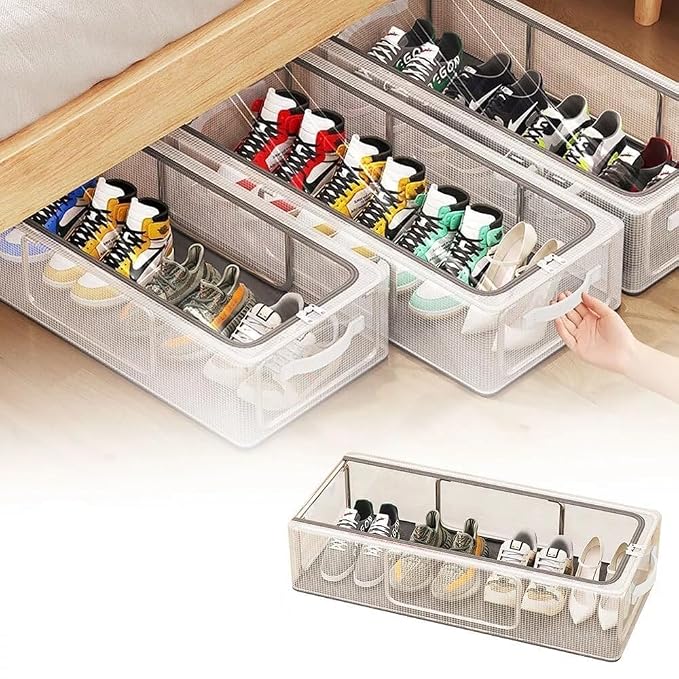 Space Saving Foldable Sneaker Shoe Rack