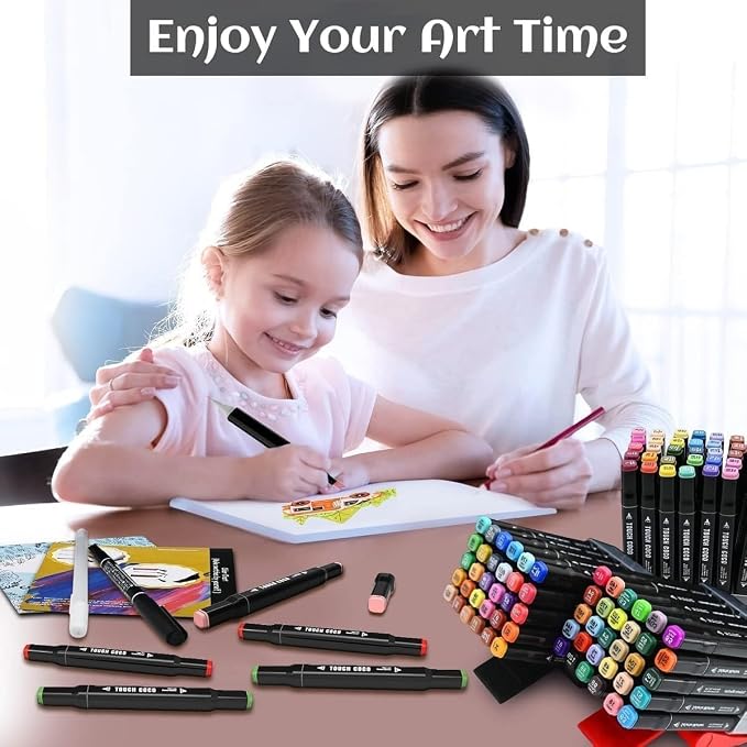 Dual Tip Art Pen Set Alcohol Markers Pen