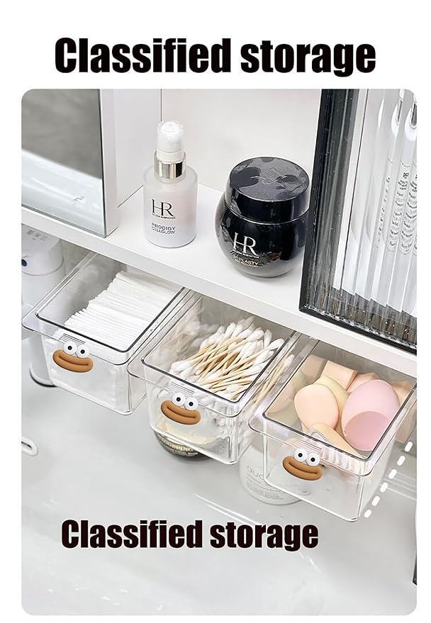Transparent Cartoon Storage Box