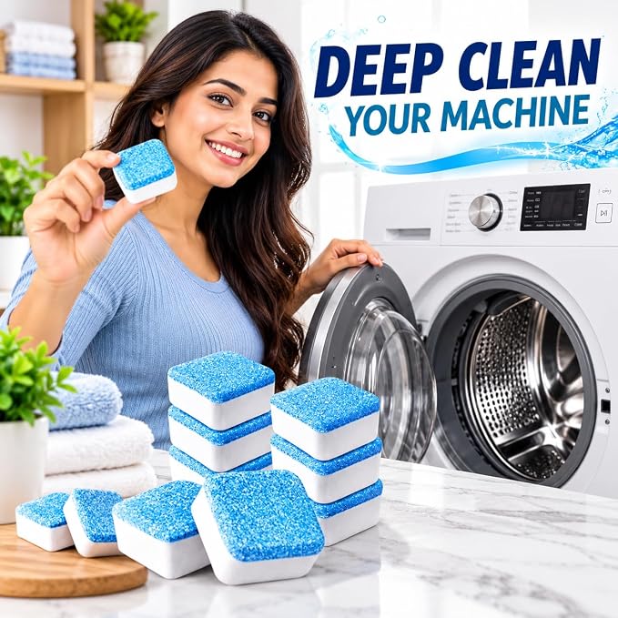 Deep Cleaning Washing Machine Cleaner for Front Load & Top Load