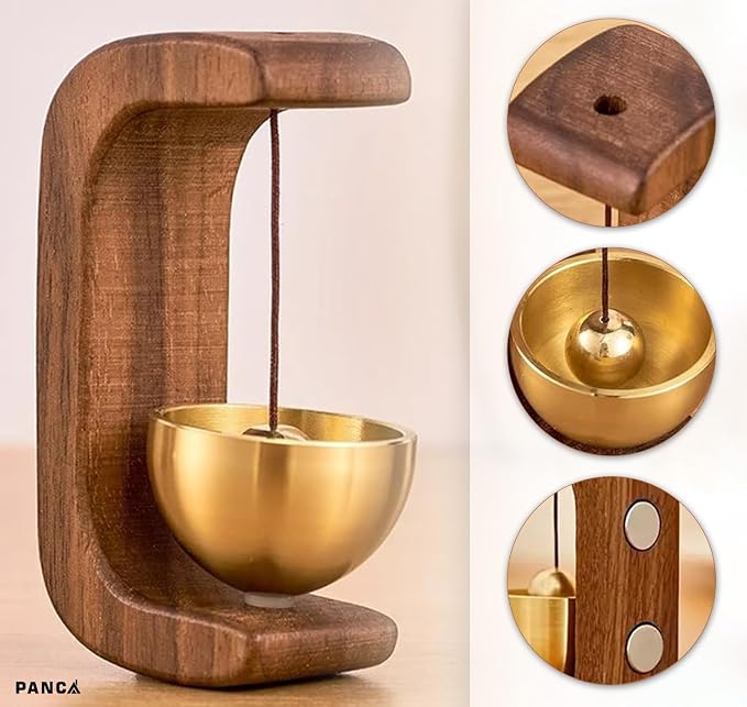 Decorative Magnetic Wooden Doorbell