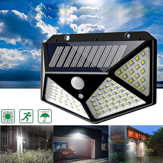 LED Motion Sensor Bright Solar Wireless Motion Sensor Security Lamp