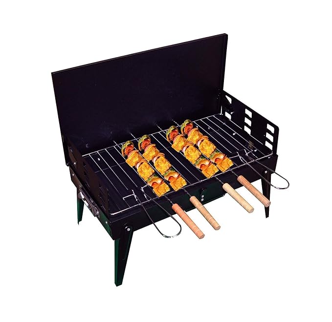 Stainless Steel BBQ Skewers Silver Set