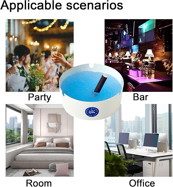 Smokeless Odor Control Cigarette Ashtray