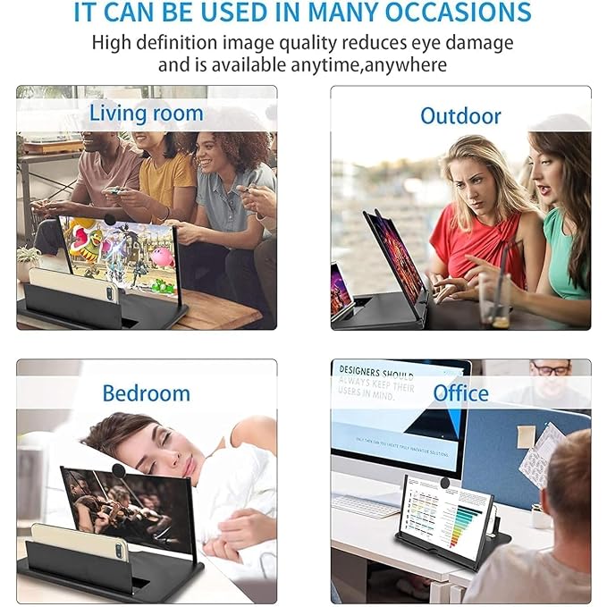 HD Mobile Screen Amplifier for All Smartphones