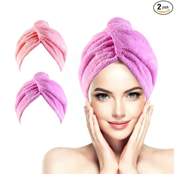 Microfiber Towel Wrap for Hair Quick Dry