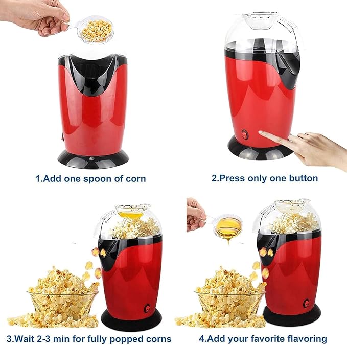 Popcorn Maker Machine Electric Snack Maker