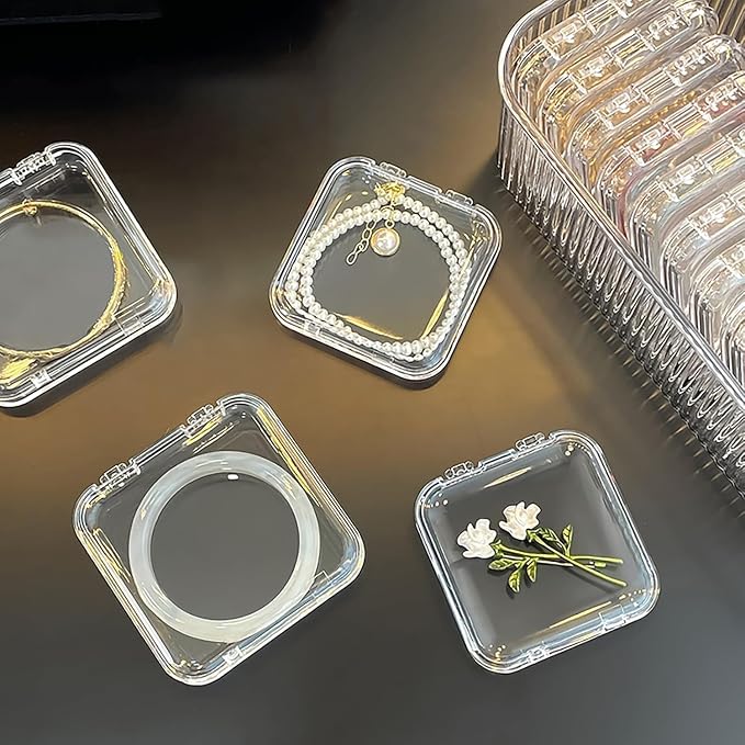 Acrylic Jewellery Organizer Storage Box with Mini Transparent Cases