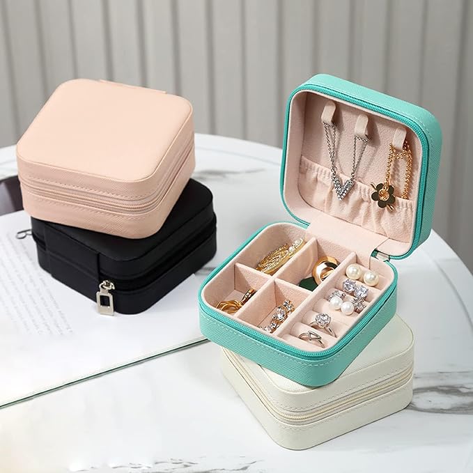 Mini Jewellery Leather Organizer for Travel
