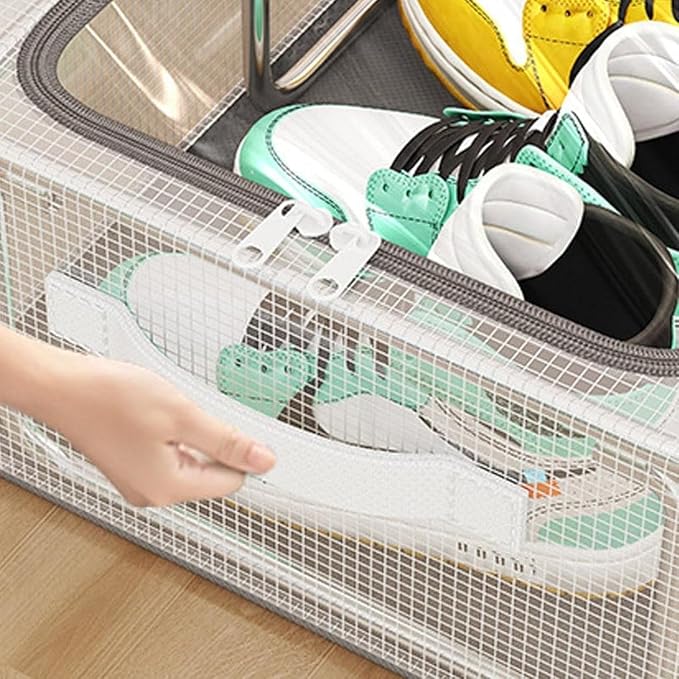 Space Saving Foldable Sneaker Shoe Rack