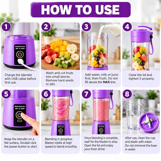 USB Portable Mini Juice Blender