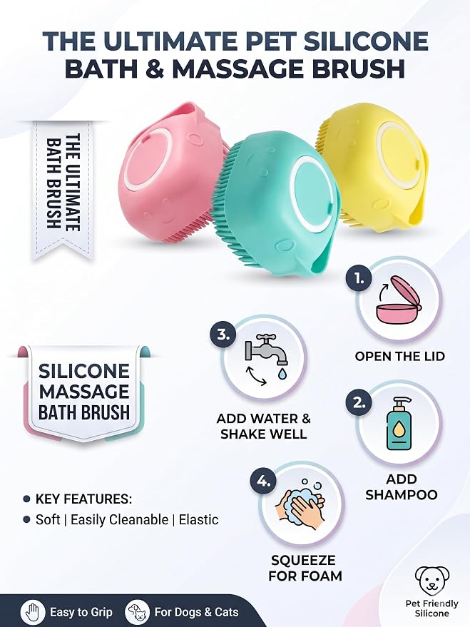 Bathing Brush For cleaning body silicone wash scrubber