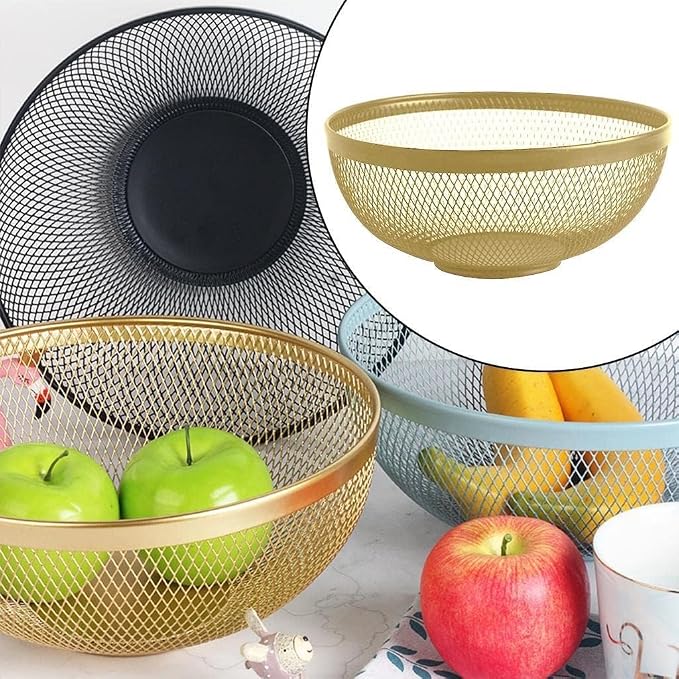 Apple Shape Net Fruits Basket for Kitchen