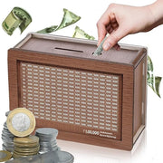 Money Saving Box For Adult Modern Wooden box