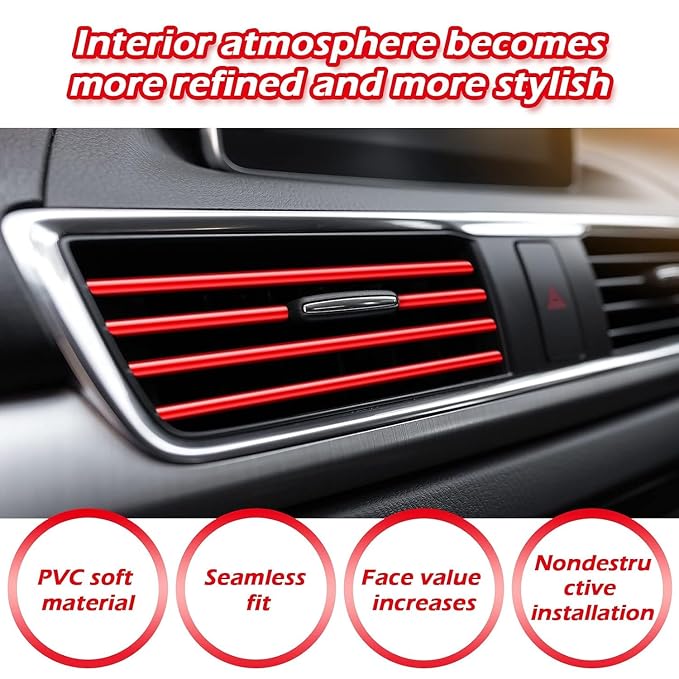 Car Auto Air Conditioner Vent Outlet Trim Strip