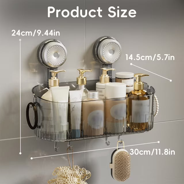 Wall Mounted Bathroom Storage Organizer