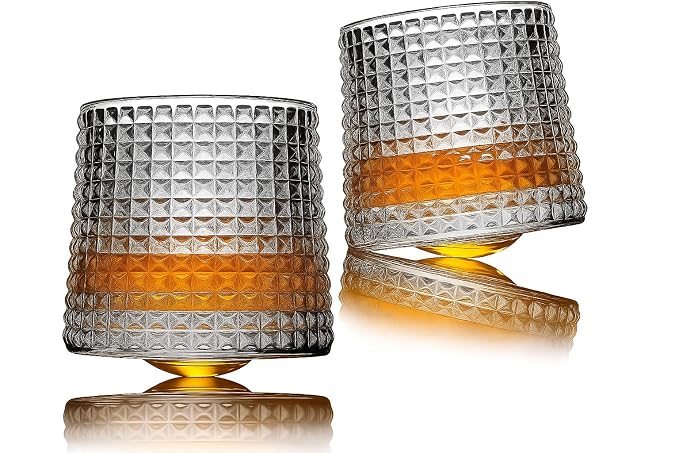 Luxury 360° Spinning Whiskey Tumbler