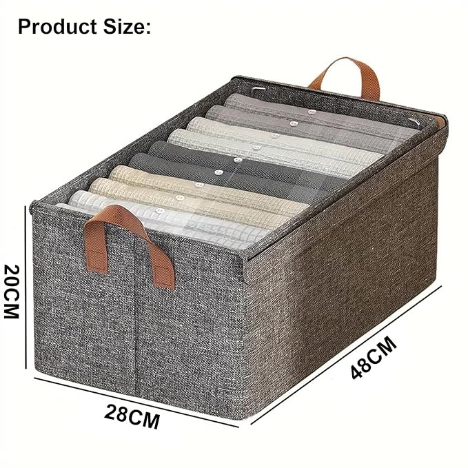 Fabric Clothes Storage Box for Wardrobe & Cupboard