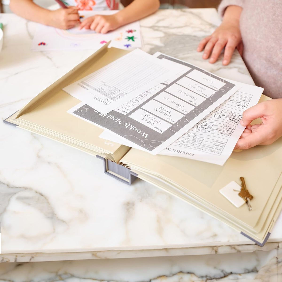 Multi-Pocket Document Organizer