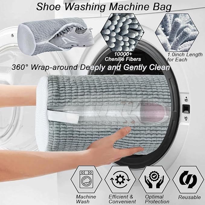 Shoe Washing Machine Bag with Zipper