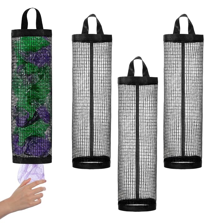 Plastic Bag Holders, Grocery Bag Storage Hanging Storage Dispenser