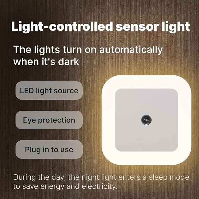Smart Sensor LED Plug-in Night Light