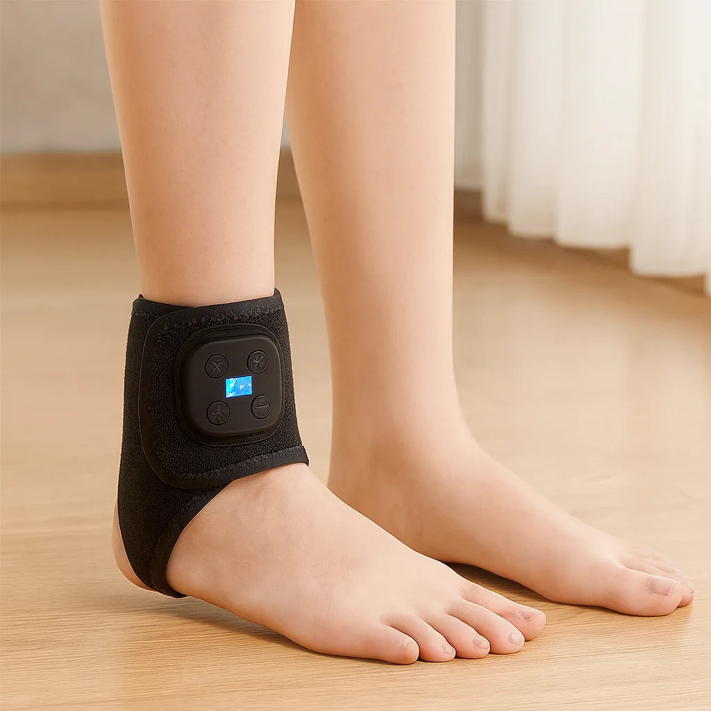 DeepWarm Adjustable Ankle Heating Massage Wrap