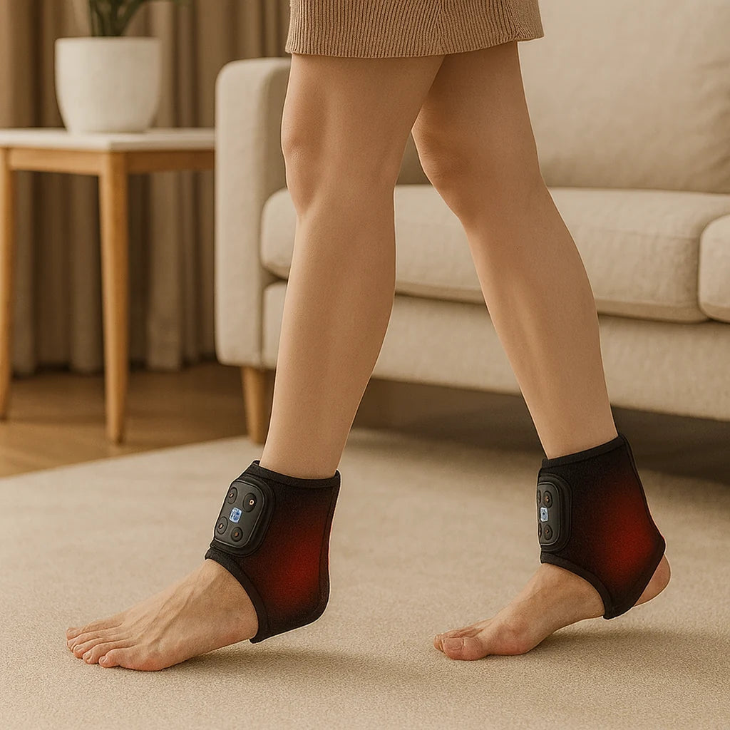 DeepWarm Adjustable Ankle Heating Massage Wrap
