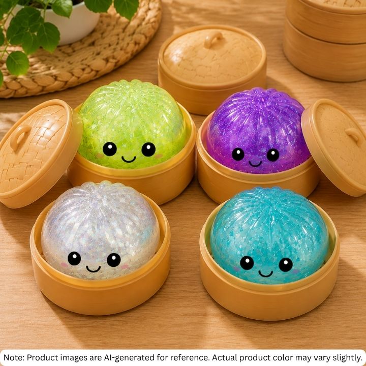 Cute Squishy Dumpling Stress Relief Ball